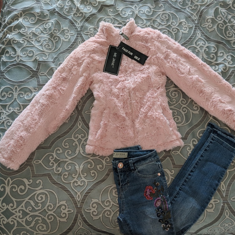 Adorable Quilted & Faux Fur Reversible Jacket